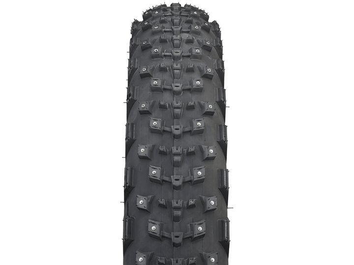 45NRTH Dillinger 5 Tire - 26 x 4.6, Tubeless, Folding, Black, 120tpi, 258 Concave Carbide Aluminum Studs - Basalt Bike and Ski