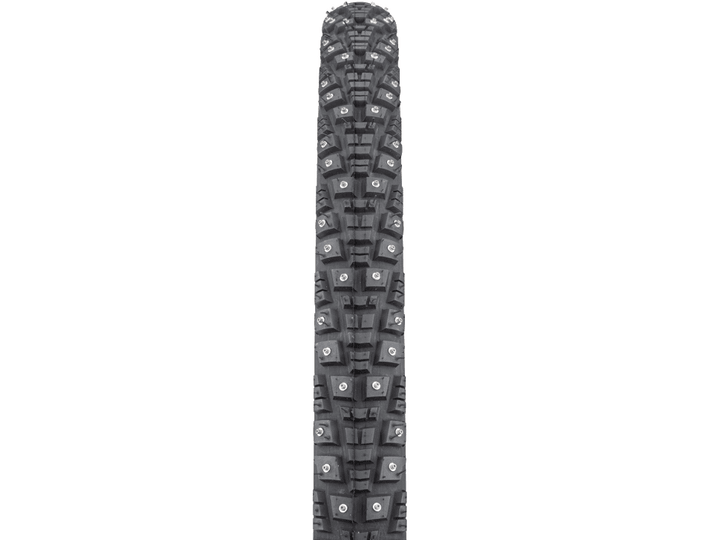 45NRTH Gravdal Tire - 700 x 38, Tubeless, Folding, Black, 60tpi, 252 Concave Carbide Studs - Basalt Bike and Ski